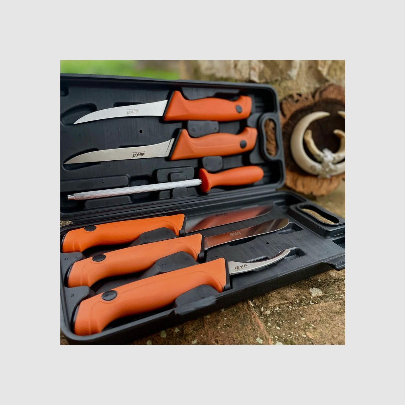 Wildverarbeitungsset EKA 5 Messer + Wetzstahl, Bild 2 von 12