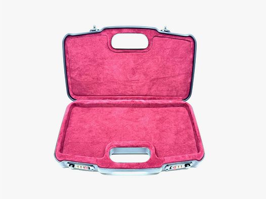 Negrini Lusso 2018TL Custodia per pistola con lucchetto a combinazione bordeaux 355x170x65mm