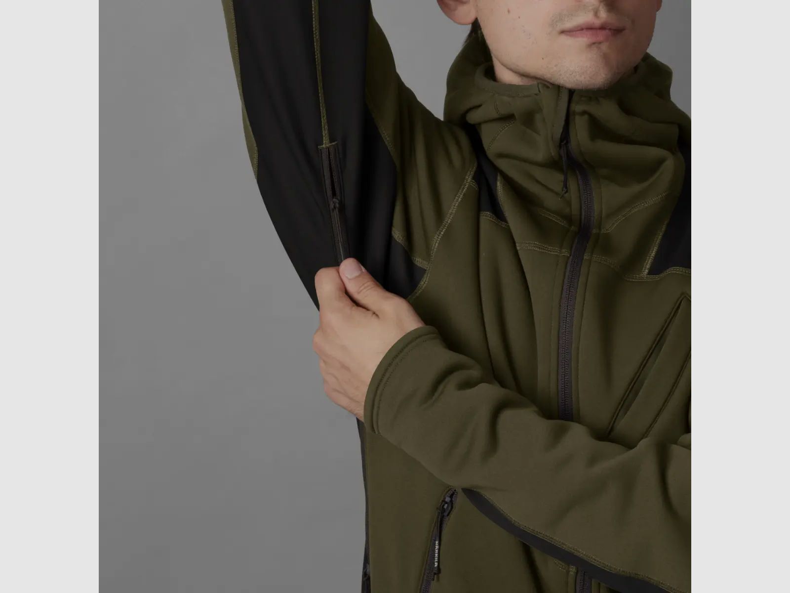 Härkila Hoodie Deer Stalker (Willow Green/Shadow Brown)