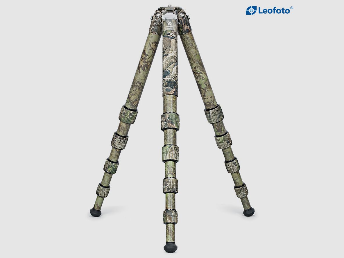 Leofoto Ranger Carbon Statief camo (incl balhoofd), afbeelding 1 van 8