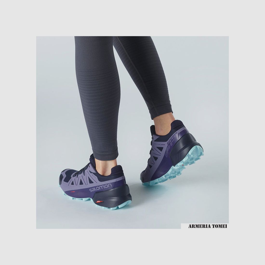 SALOMON – DAMES – SPEEDCROSS 5 GTX W Night Sky / Cadet / Crystal Blue, afbeelding 6 van 6