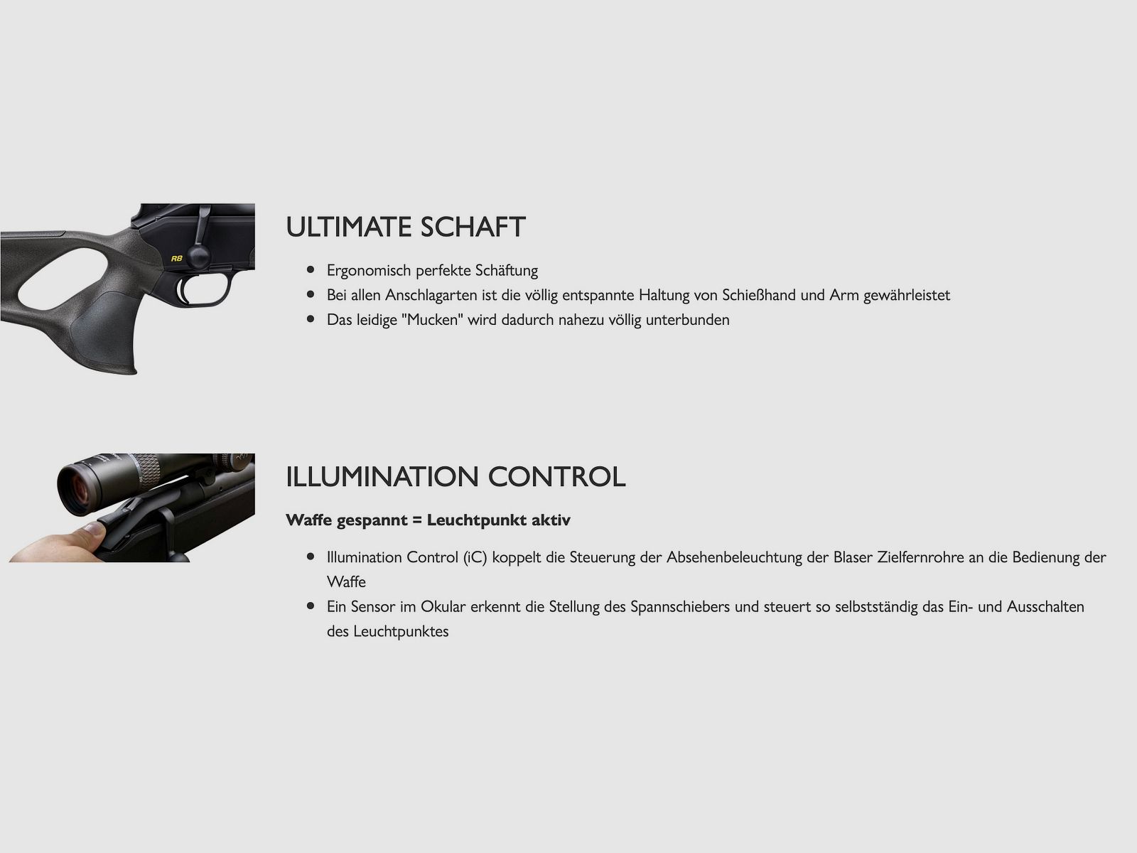 Blaser repeating rifle R8 Ultimate Carbon .308 Win. without sights