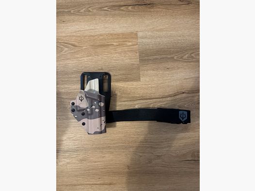 Schwarzes Trident Thor Holster OWB Glock 19