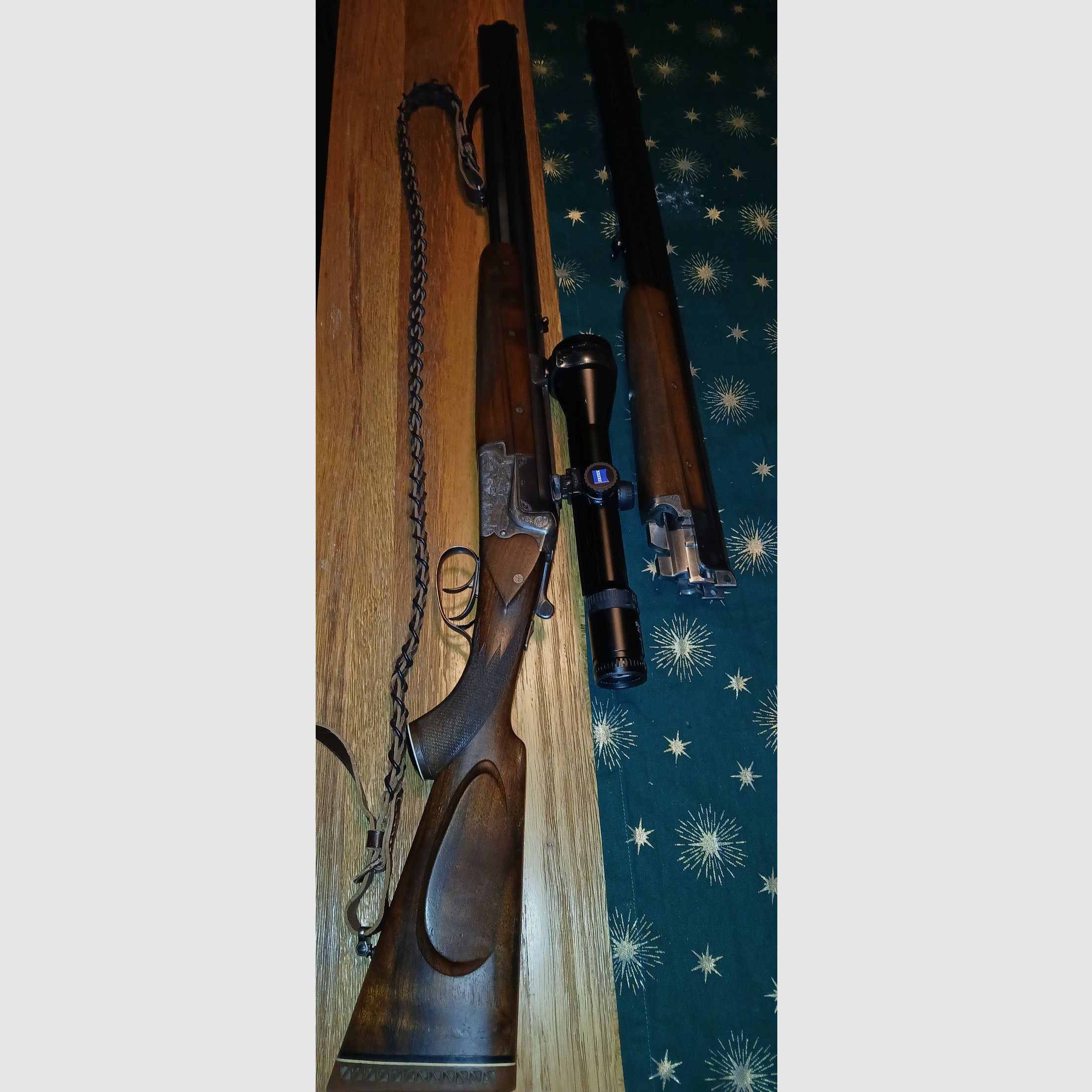 Merkel double-barreled shotgun with interchangeable barrel in excellent condition