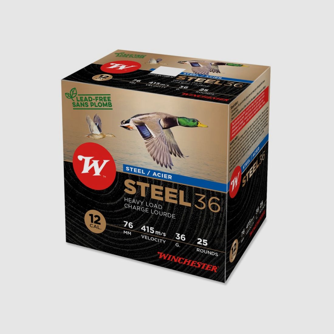 Winchester 12/76 Jagd Steel HP 2,9mm - 36g