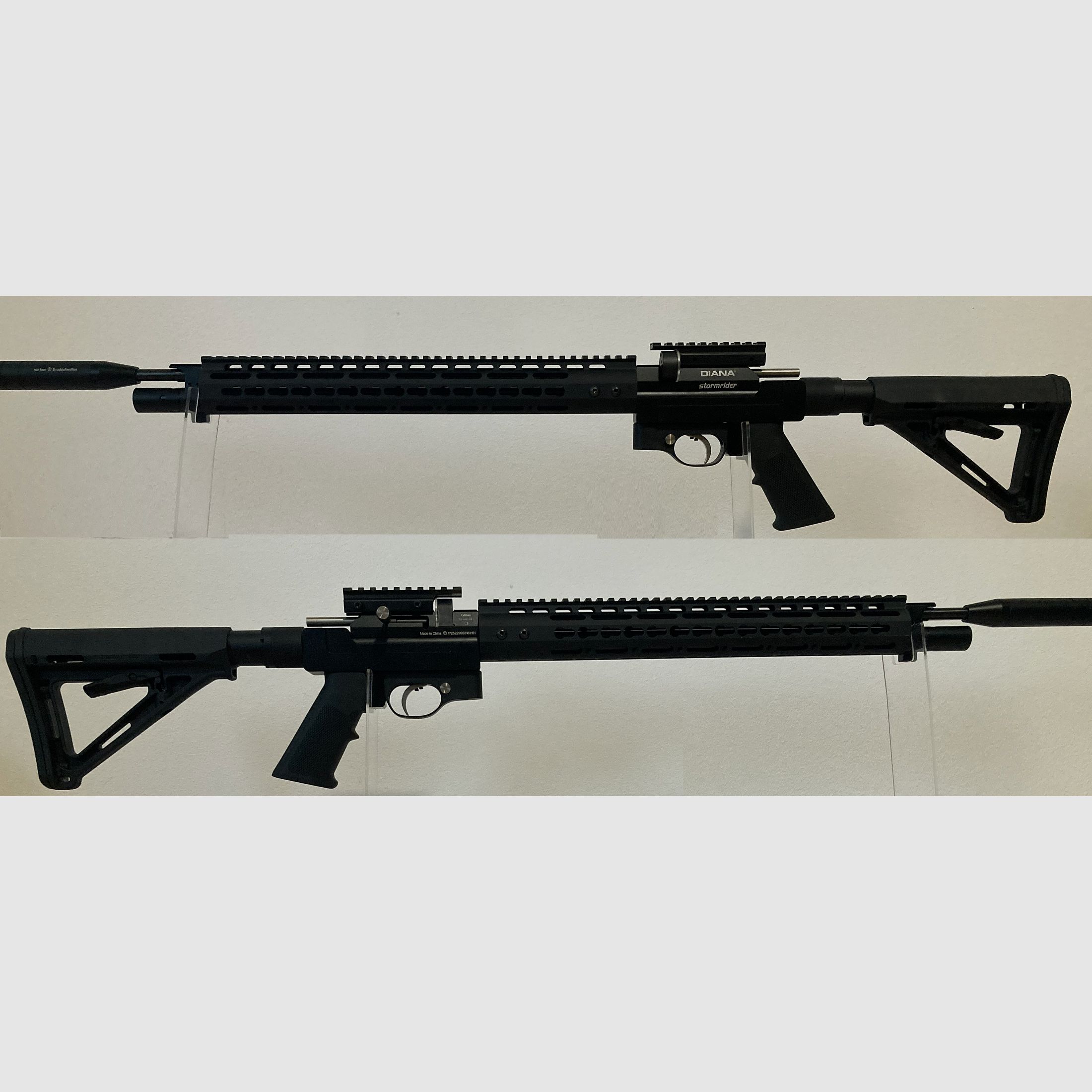 Diana Stormrider Luftgewehr 5,5mm Umbau AR15-Stil 7,5J, inklusive 35J Exportkit (nicht eingebaut)