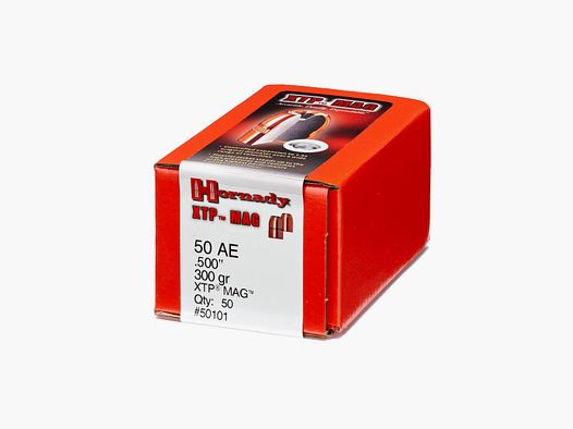 Hornady BULLETS .50/.500 300GR XTP HP (50AE) – 50 pcs.