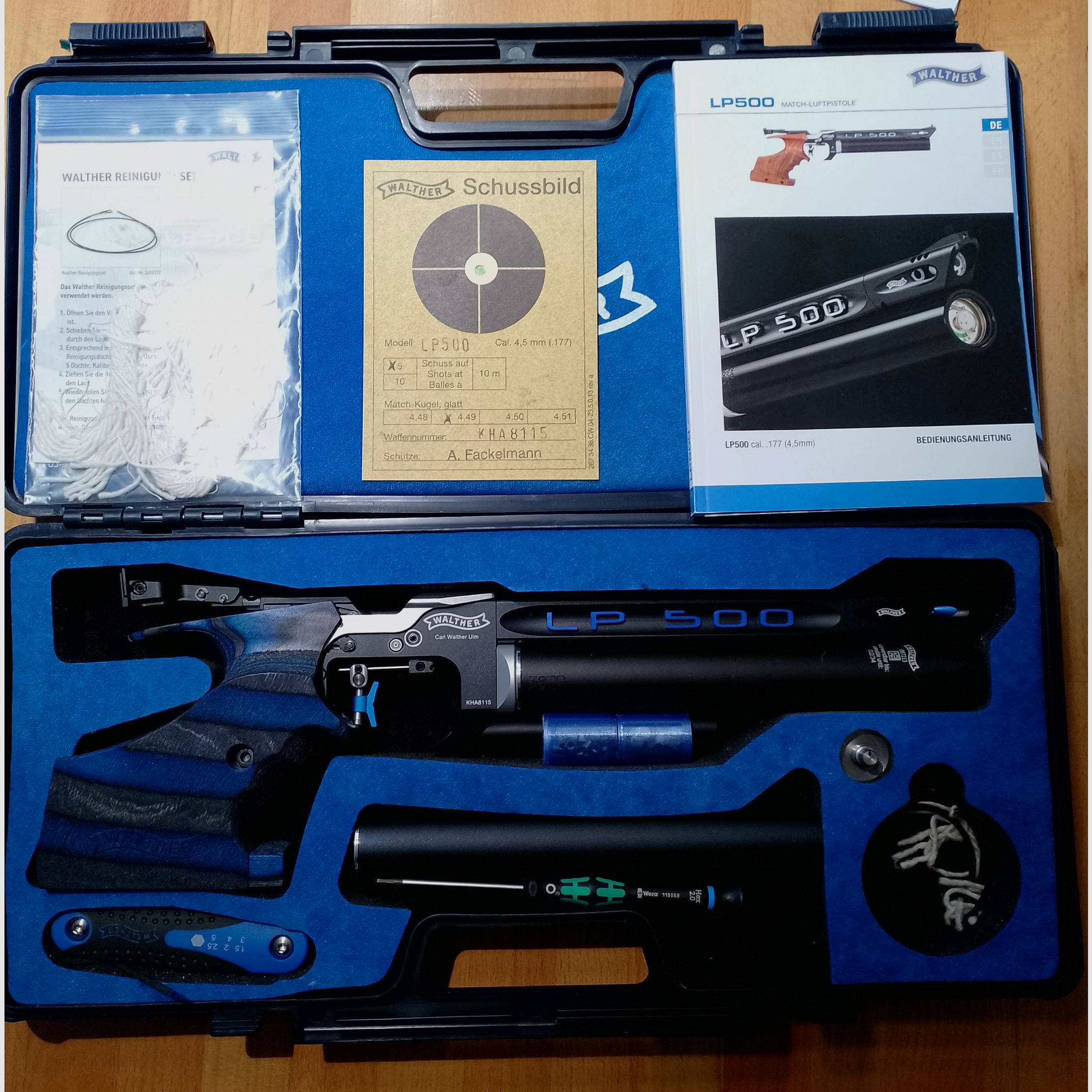 Walther LP 500 Blue Angel