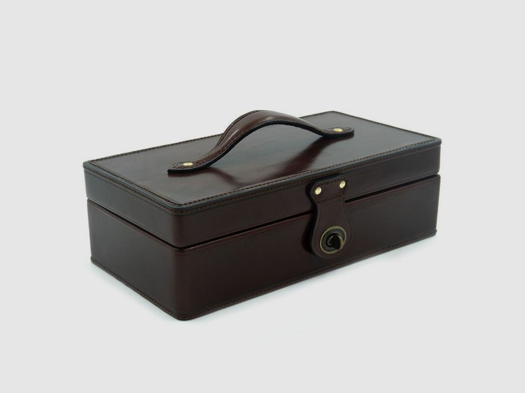 Rey Pavon Etui mit 8 Schnapsgläsern Honey