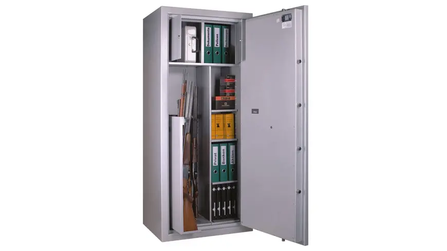 Armero HARTMANN TRESORE Erich 1000 - Cerradura electrónica E 73300 - 20 soportes para armas largas EN1143-1 Nuevo armero