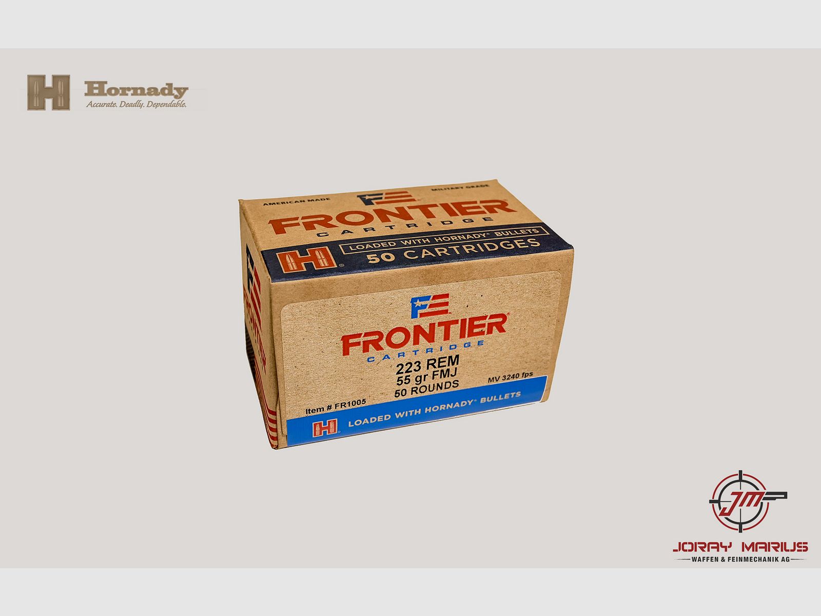 .223 Rem Hornady Frontier USA 55gr FMJ