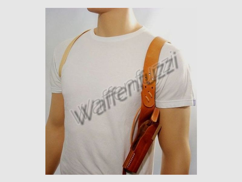 Schouderholster van echt leer voor Walther P99