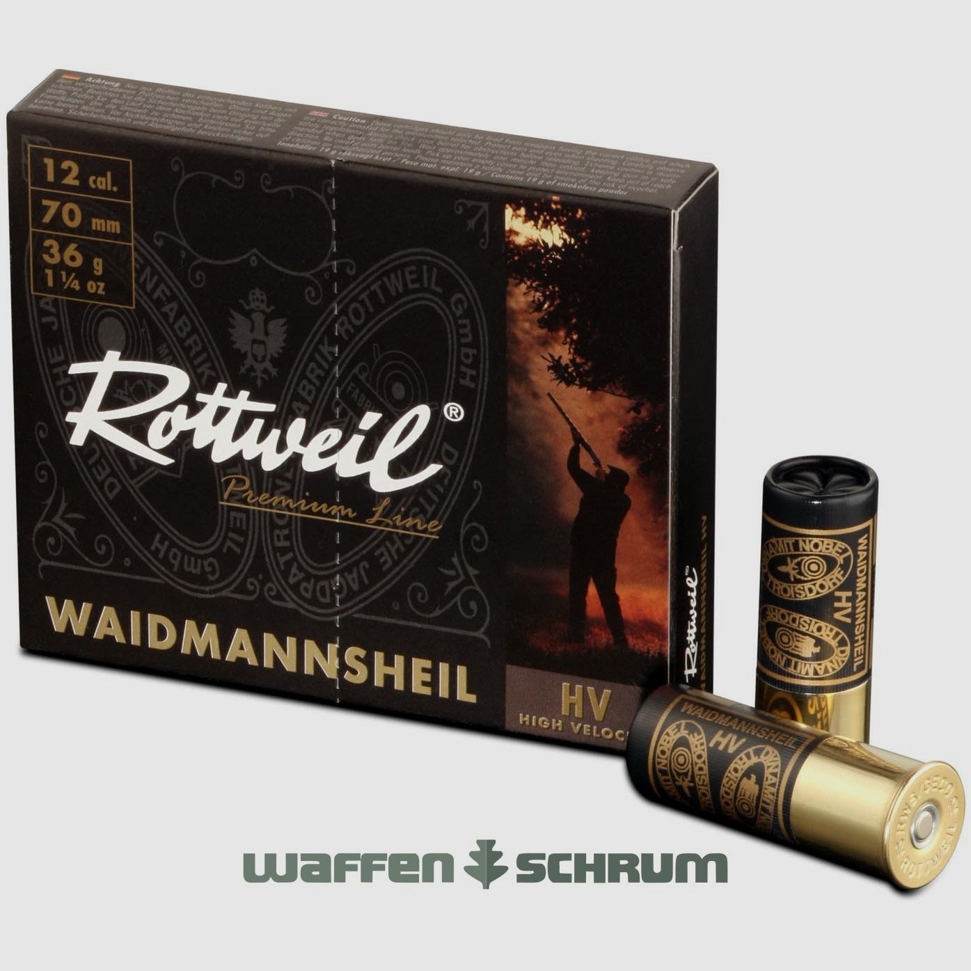 Rottweil 12/70 Waidmannsheil HV  3,0mm - 36g