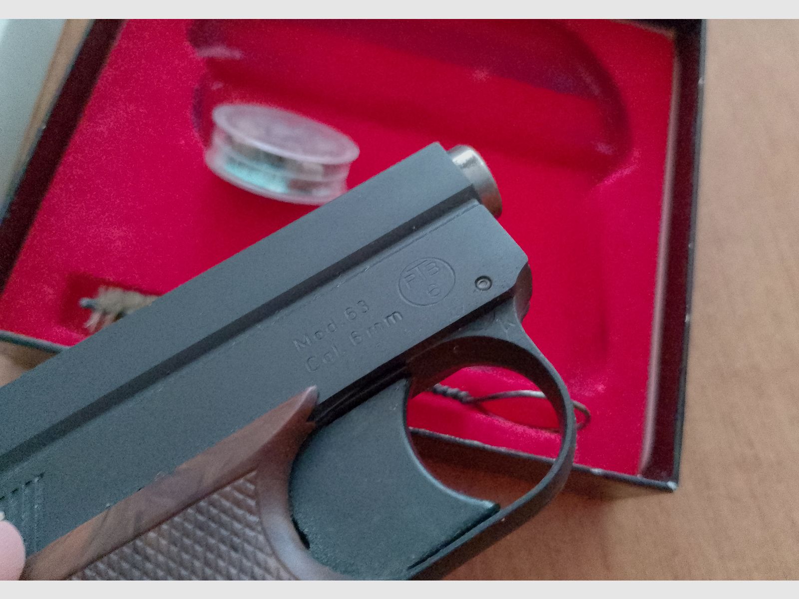 EM-GE Mod. 63 cal. 6 mm Flobert/ PTB 6 in original packaging!