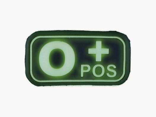 Fritzsch 3D Blutgruppenpatch 0 Pos gitd