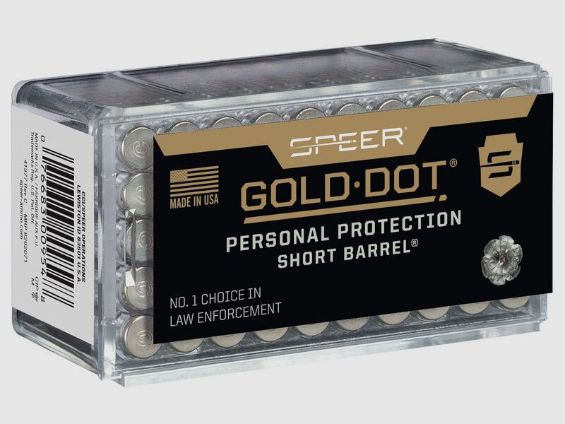 Speer Gold Dot Protezione Personale .22 WMR 40GR GDHP 50 cartucce