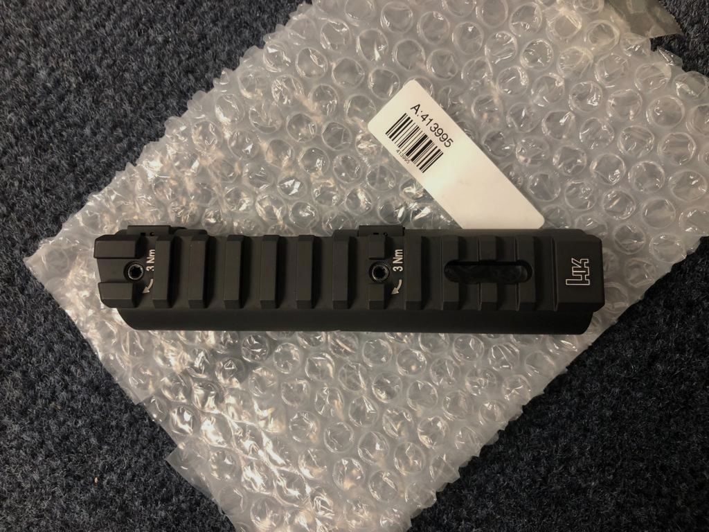 HK MP5 SP5 montaje óptico Picatinny - NUEVO - Heckler & Koch MP5k SP5k HK94 B&T BT96 MKE T94 SAR M41/05 G3 Mr223 Mr308