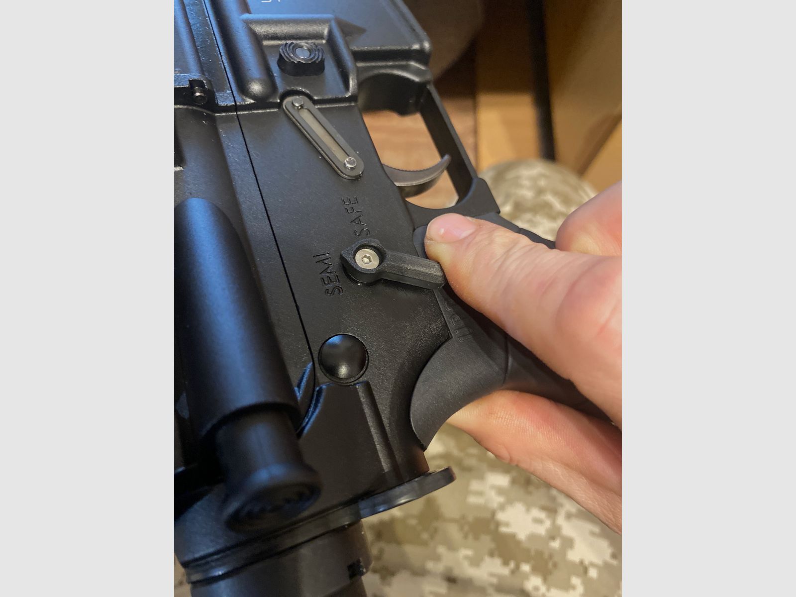 Tippmann M4-22 AR15 interruttore di sicurezza 45 gradi + ambidestro