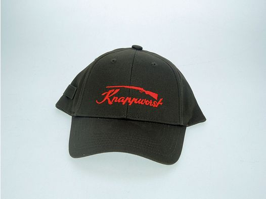 Knappworst Base-Cap oliv one size 100%BW Stick: orange