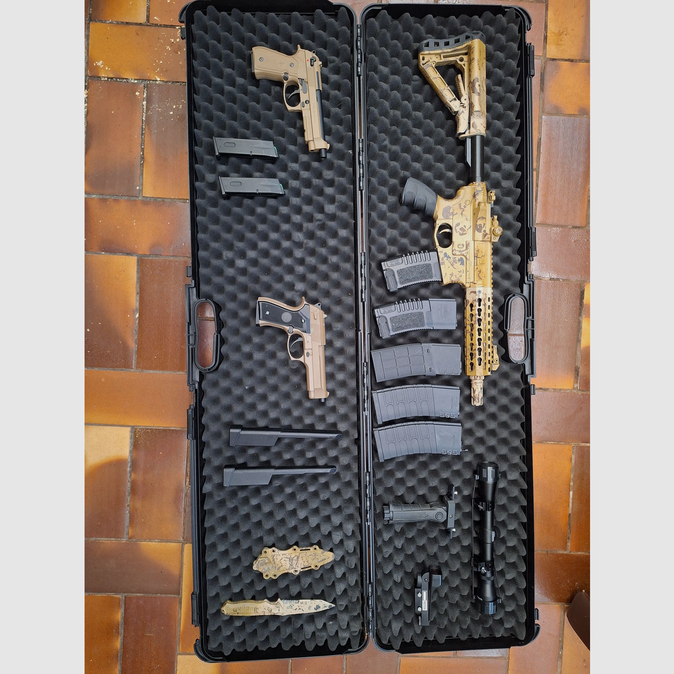 Komplette Airsoft Ausrüstung 