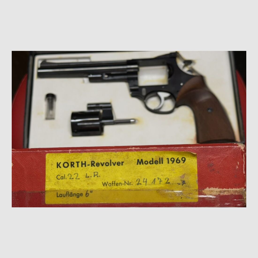 Korth Revolver 22LR 6 Zoll 1969