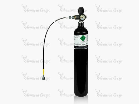 3-Liter-Botellensatz PCP 300 Bar Komplettset