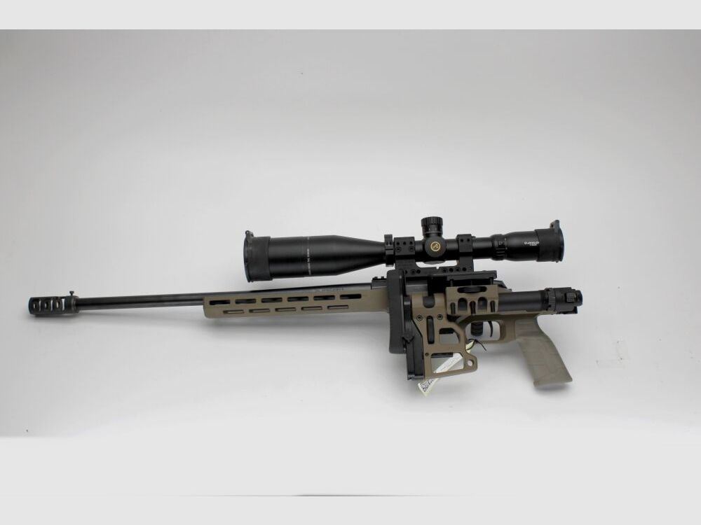 Rep. Rifle Tikka T3X CTR with MDT Stock Timney Trigger, Athlon 5-25x56 Scope .223Rem