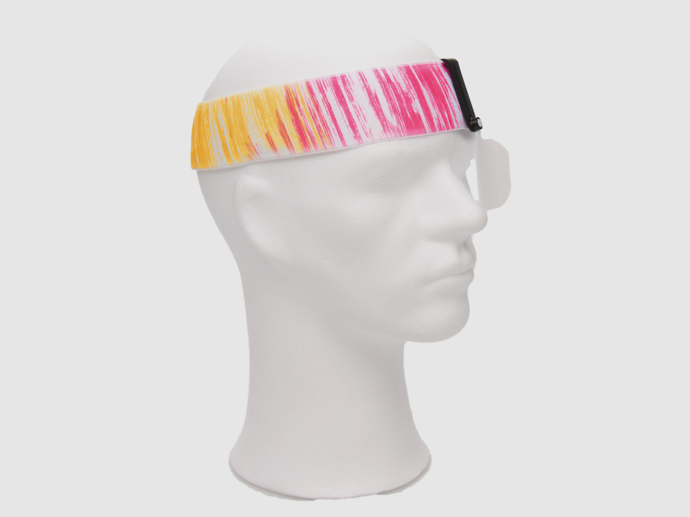 ahg – 318 Stirnband / mit Gelenkaugenblende / Schwarz-Weiss