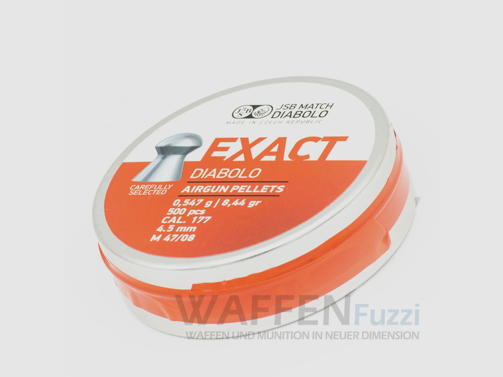 Diabolo JSB Exact Okrągła Głowa Kaliber 4,5 mm