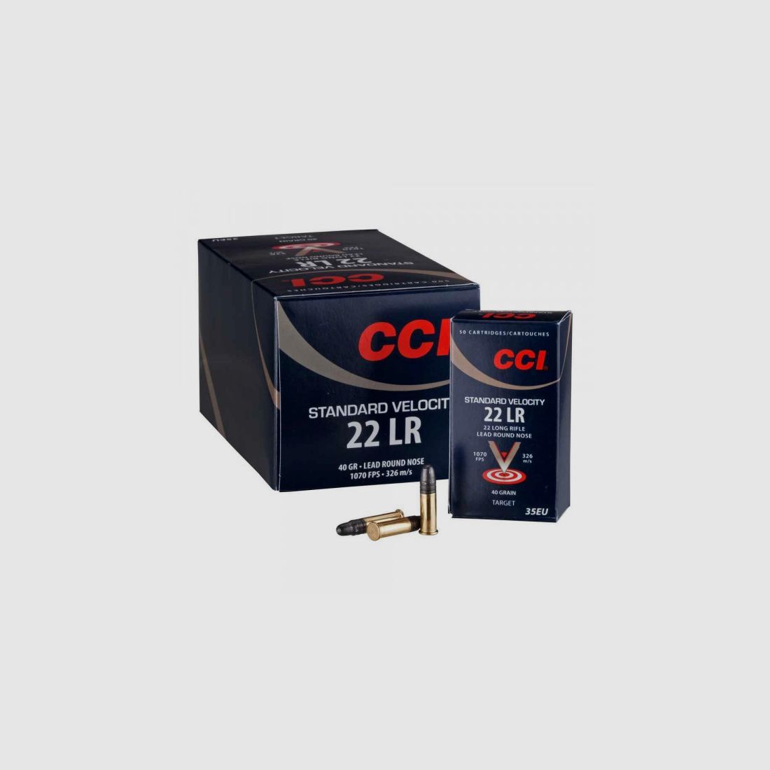 CCI STANDARD VELOCITY - .22LR - 500 PATRONEN