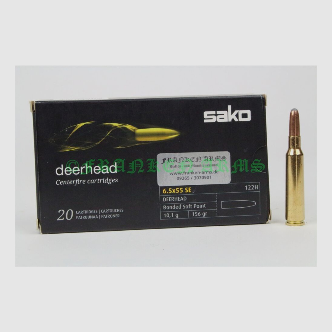 Sako Deerhead 6,5x55 SE 156gr. 10,1g 20 Stück Staffelpreise
