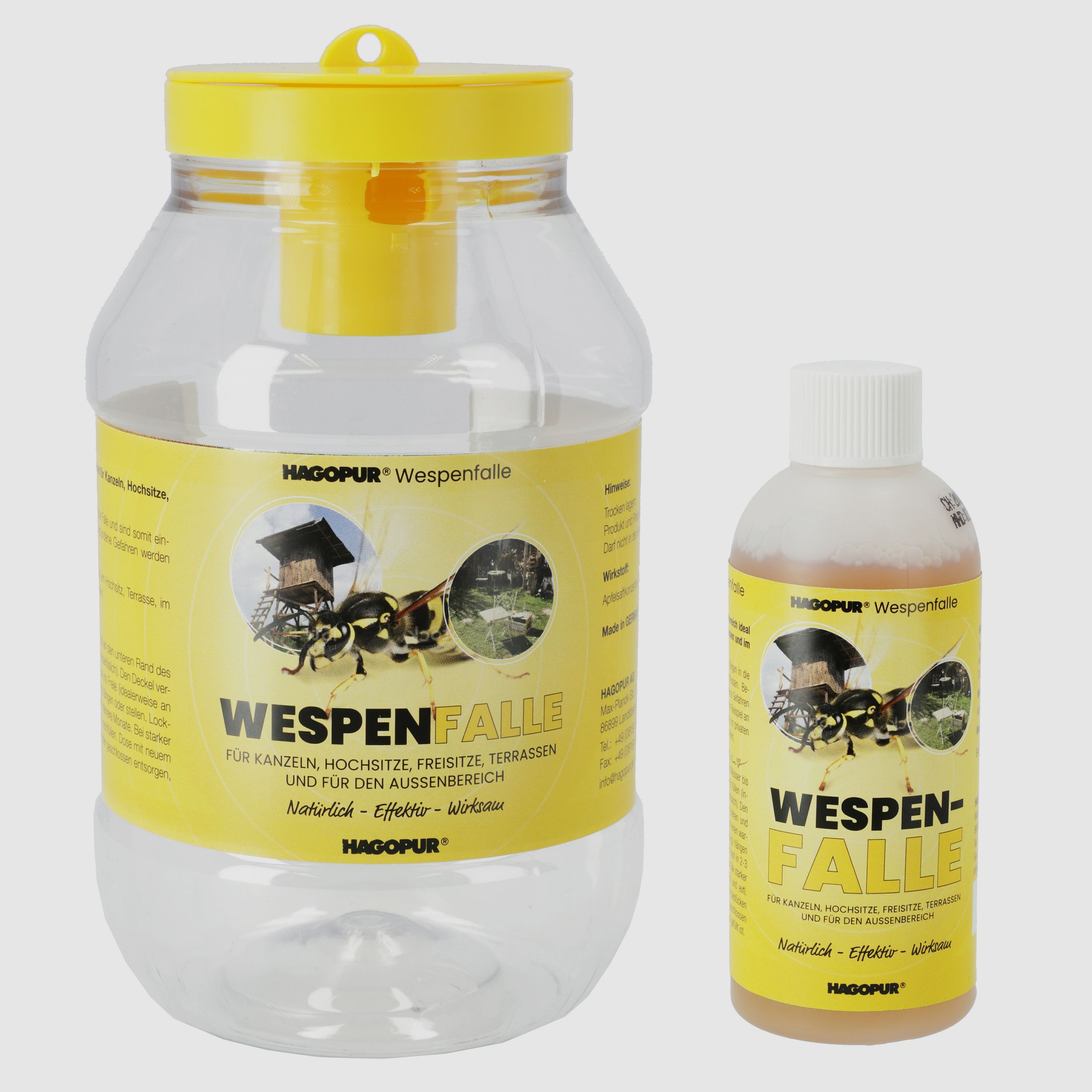 Wasp trap incl. attractant