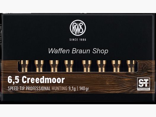 RWS 6.5 Creedmoor, Speed Tip Pro, 9.1g 20 pieces