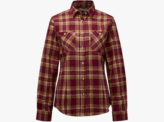 Felicia Shirt Damen (Burgundy/Olive Green)