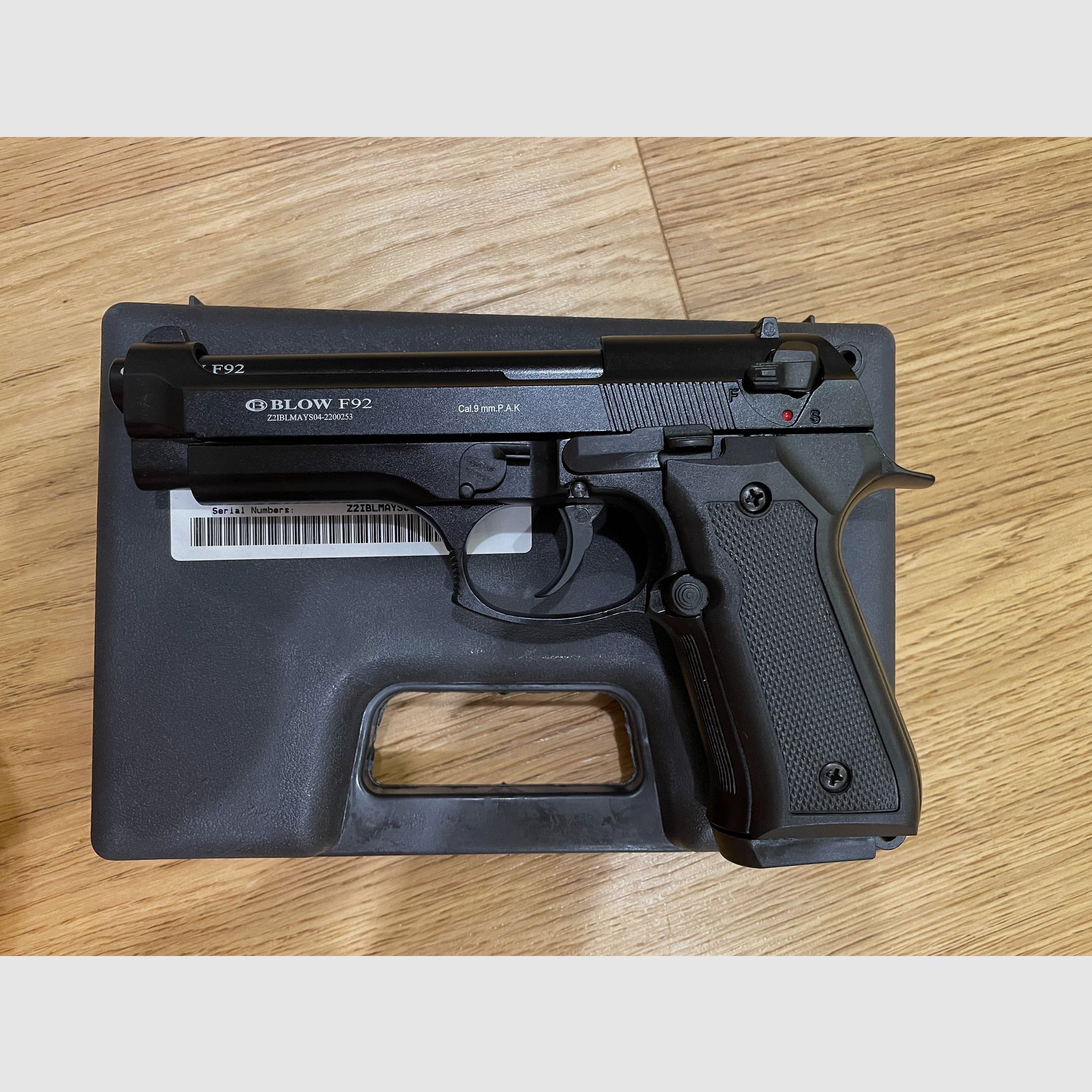 BLOW F92 Black / Black – 9 mm P.A.K. / Beretta 92F replica / Replica – EU-wide shipping / EU-wide shipping, image 3 of 4