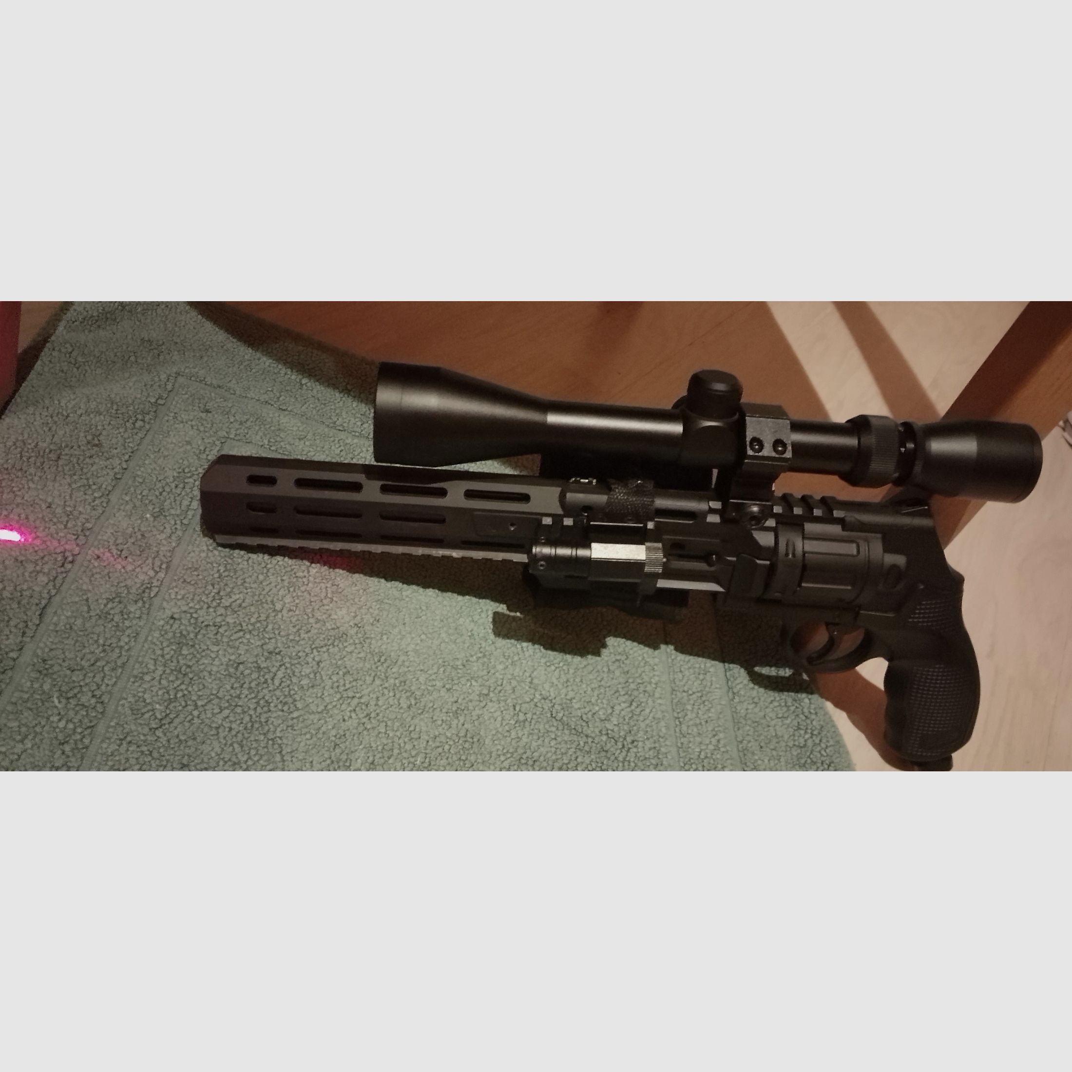 3-9x40 richtkijker op Long T4e HDR50 tactisch geweerkit Rood punt rubberen kogels RAM paintball marker Cal .50 set laser CO2 capsules revolver lange loop