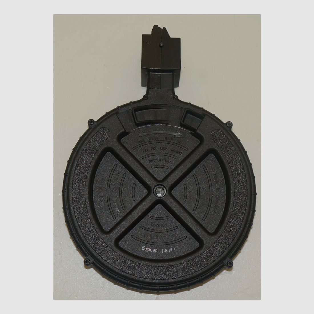 Duitse Sportwapens 110-schots trommelmagazijn Rotary-magazijn voor Ruger 10/22 kaliber .22lr. Trommel-magazijn