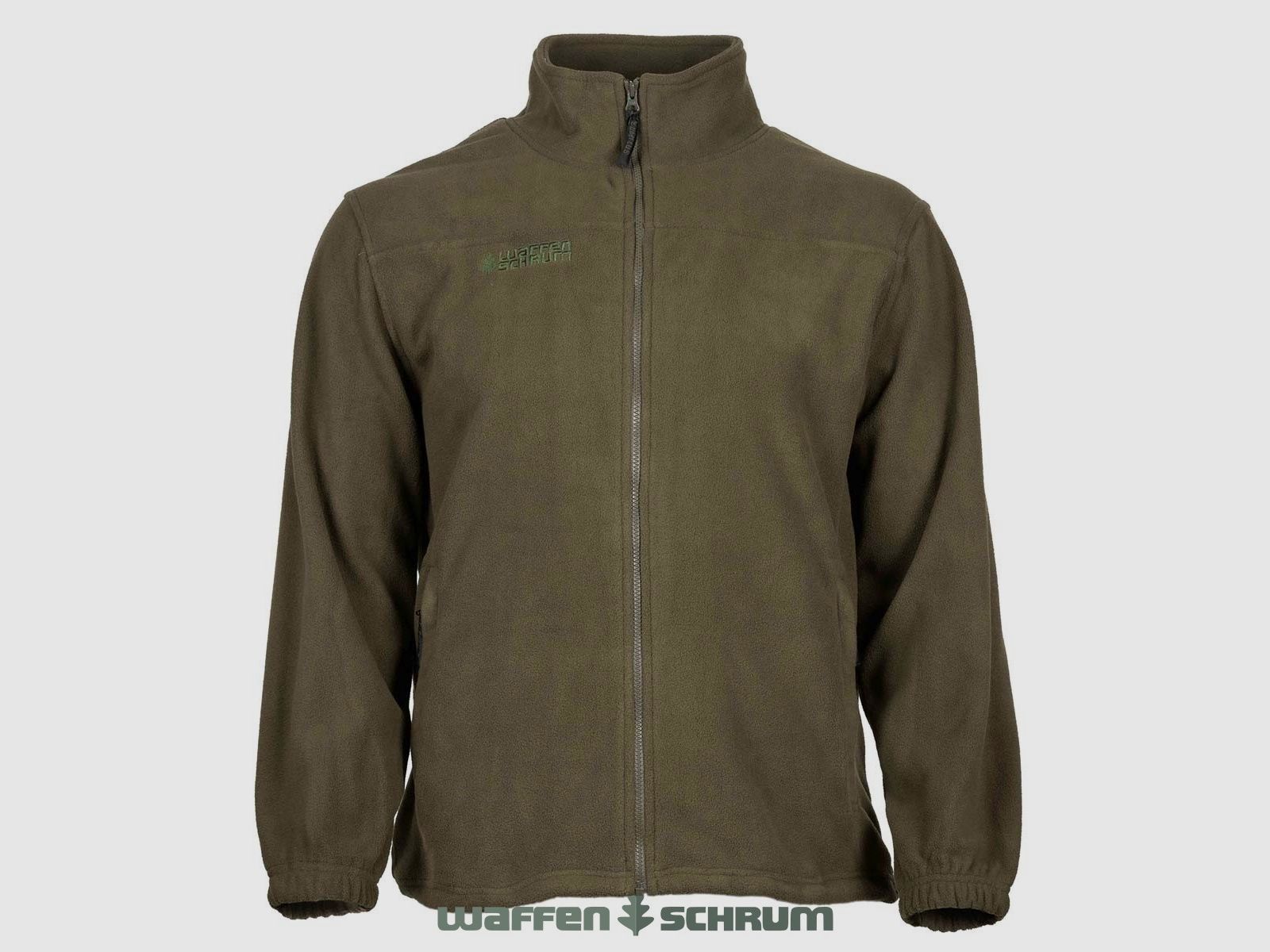Hubertus Fleecejacke Waffen Schrum oliv
