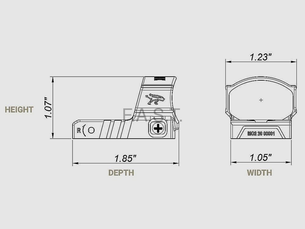 CANIK MECANIK Red Dot MO2 Reflex Sight