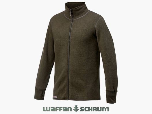 Woolpower Giacca Full Zip - 600g Verde Pino
