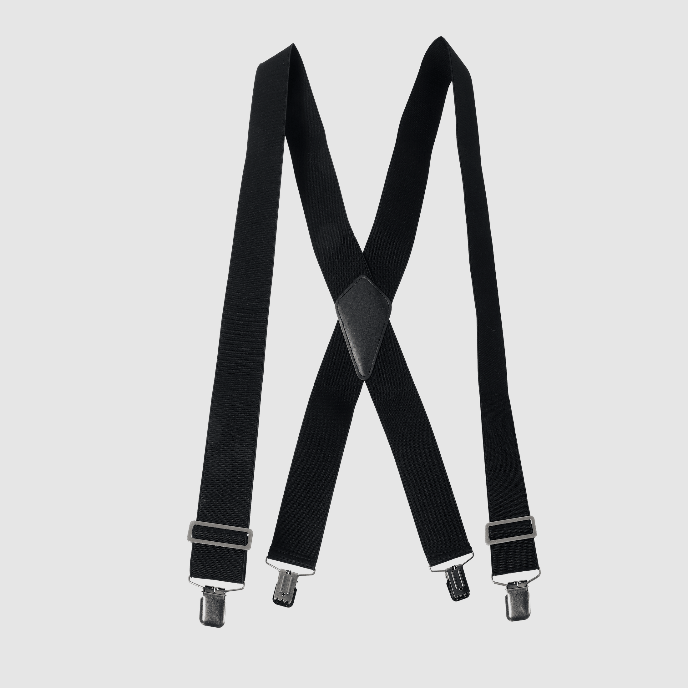 Woodline suspenders with clips black 50 mm