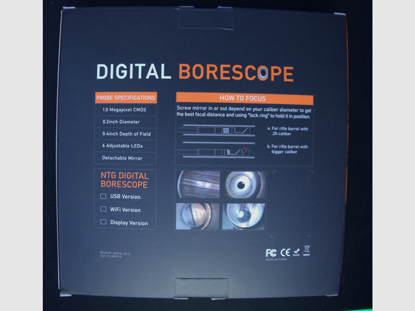 Teslong NTG100 Borescope Endoskop AR15 22lfb Werkzeug Tool NEU Lauf Wartung Schmeisser Glock 
