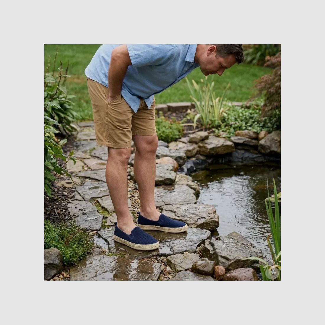 Heren Espadrilles Marineblauw - Lage Schacht, afbeelding 5 van 11