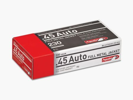 Aguila Standard .45 ACP 230GR FMJ 50 cartouches