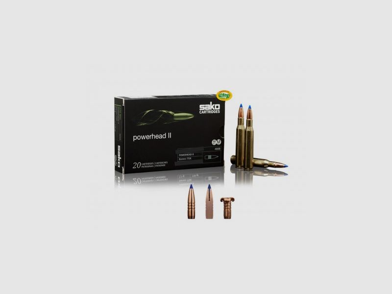 SAKO Munition Kal. 300 Win Mag POWERHEAD II 180gr (BARNES TTSX) MONOLITISCH