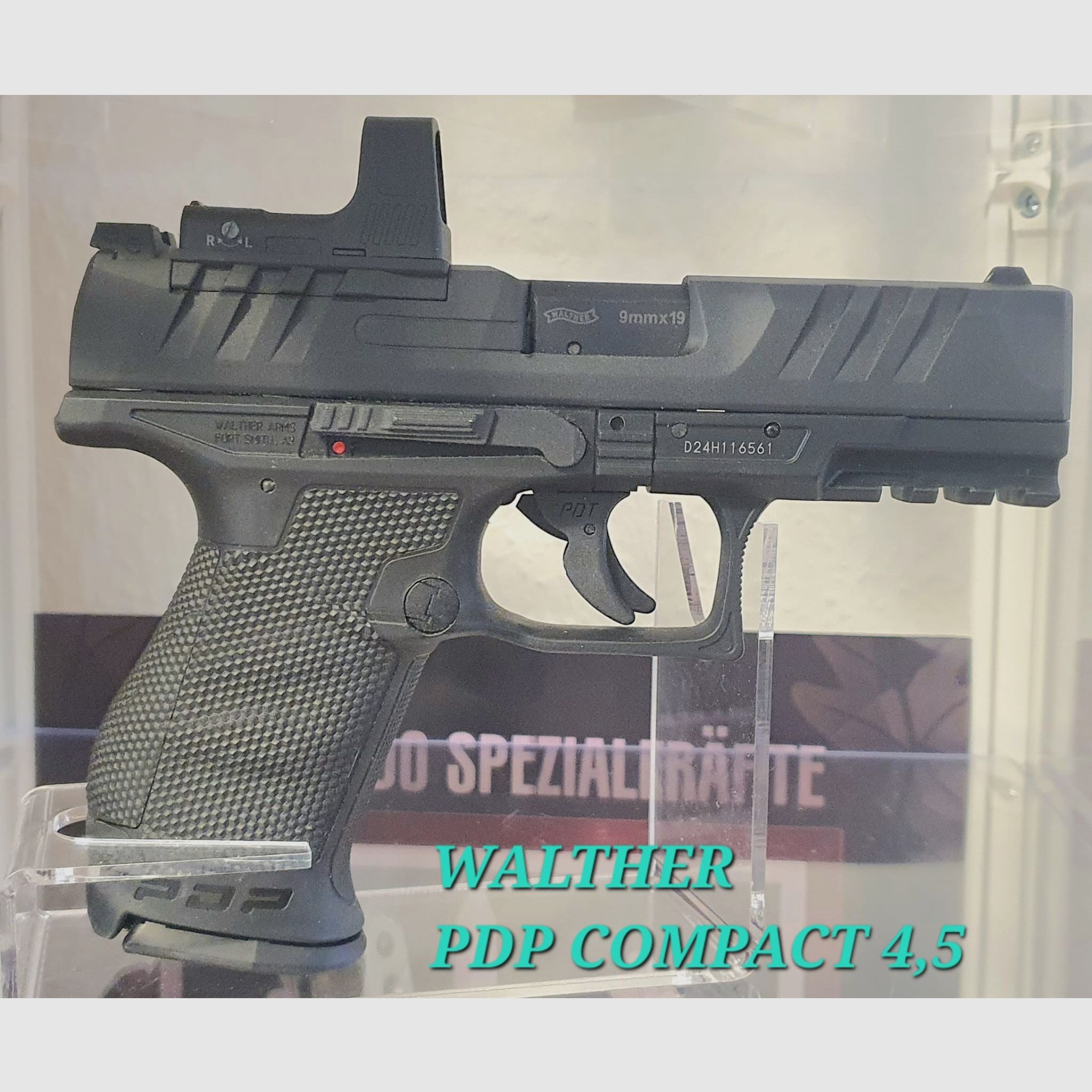 Walther CO2 pistolet PDP Compact 4" – zestaw
