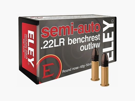 .22 LR Eley Semi-Auto Benchrest Outlaw 42 gr/2,69 g