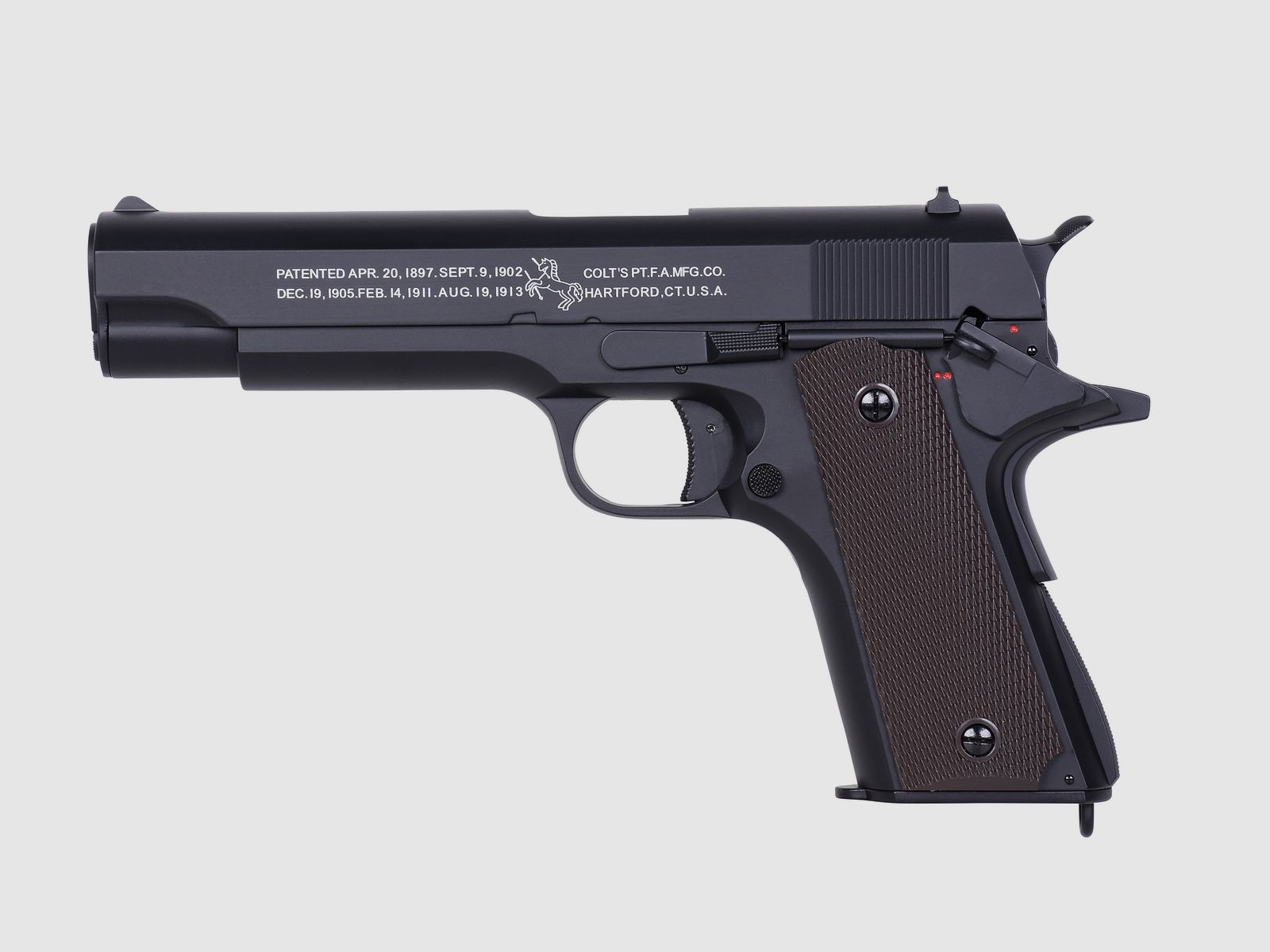 Colt 1911 Schwarz 6mm - Airsoft AEP < 0,5 Joule