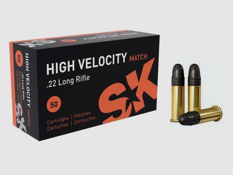 SK High Velocity Match Patronen Kal. 22 LR, Bild 1 von 3
