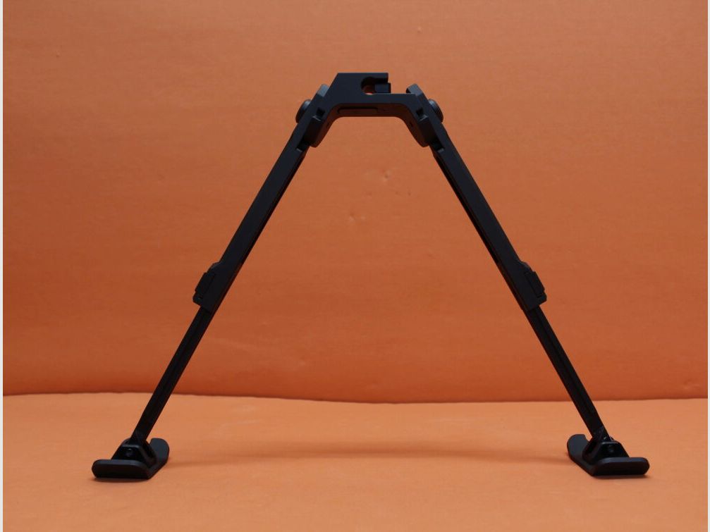 Fortmeier Fortmeier Zweibein H210 3-P 12:00 Höhe ca. 210 - 260mm Alu schwarz mit Rastenverstellung und Kufen